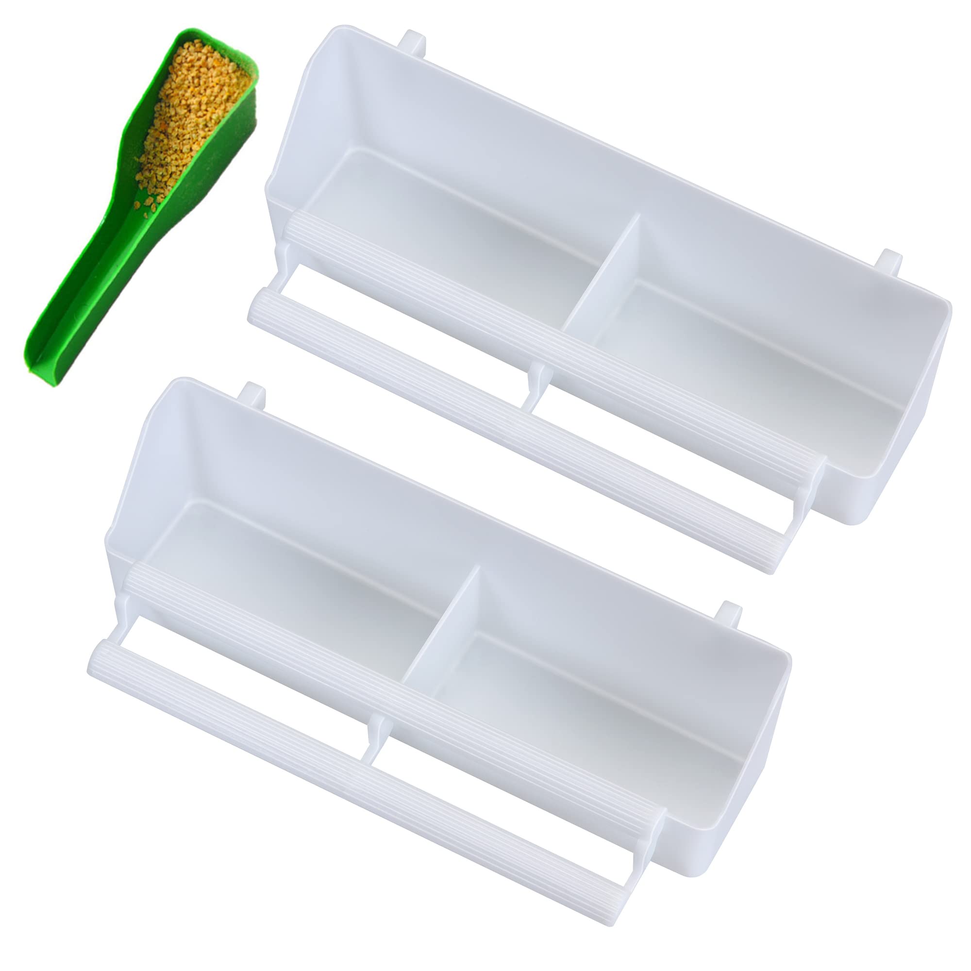 Photo 1 of Seneme 2 Pack Bird Water Dispenser for Cage, Hanging Bird Waterer Food Feeder with 1 Feeder Accessories
