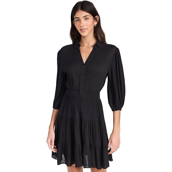WAYF Women's Leighton Mini Dress, Espresso, XS at Amazon Women's Clothing  store
