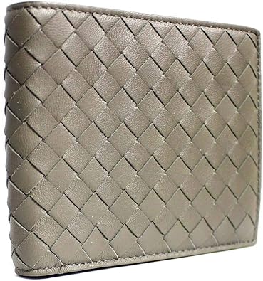 Amazon ボッテガヴェネタ Bottegaveneta イントレチャート 二つ折り B 札入れ カーキ メンズ レザー 中古 Bottega Veneta ボッテガヴェネタ メンズバッグ 財布