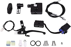 Charouse 1038-1035-2001 Manual 4WD Actuator Kit Compatible with Kawasaki Brute Force 650 Prairie 360 400 650 700 2004-2005 Suzuki Twin Peaks 700 Replace 16172-0039