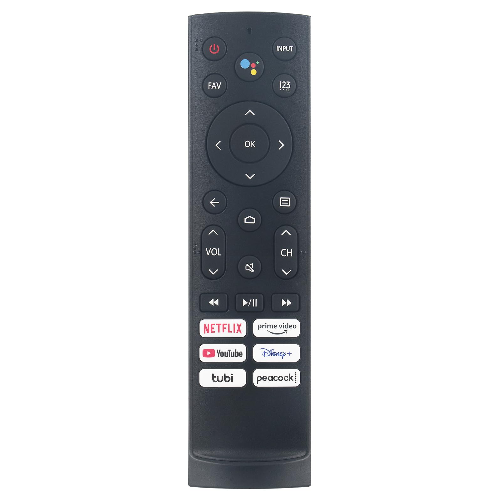 AULCMEET ERF3A90 New Replace Voice Remote fit for Hisense 4K ULED HDR Smart TV U7G U9G U8H Series 55U6K 75U6K 85U7H 55U7G 65U78G 75U78G 65U8G 65U7G 55U8G 75U9DG 55A76K 75U7G 55U8H 65U8H 75U8H