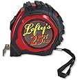Left-Handed Tape Measure with Rubber Guard 25'