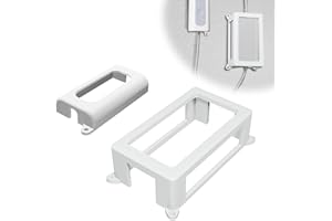 XHUIC Fit for Govee H705 / H706 Light Controller Bracket & Power Bracket Set, Power Adapter & Controller Box Mount Set for Govee Pro Model/Regular Version