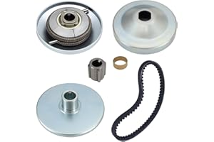 PODOY 30 Series Torque Converter Clutch, Go Kart Clutch 3/4" Bore with 203589 Go Cart Drive Belt for Compatible with Comet 219552 TAV2 30-75 Manco 5957