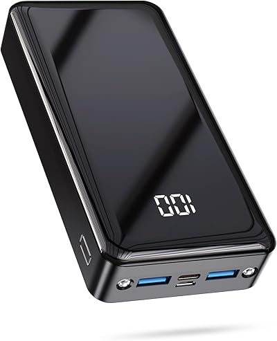 Power Bank 24000mAh,Powerbank klein Aber stark (USB C Output & Input) 22,5W Externer Handyakkus mit Schnellladefunktion,Powerbank Große Kapazität Kompatibel mit iPhone 14 13 12 Samsung Apple Xiaomi