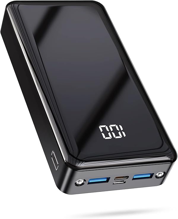 Power Bank 24000mAh,Powerbank klein Aber stark (USB C Output & Input) 22,5W Externer Handyakkus mit Schnellladefunktion,Powerbank Große Kapazität Kompatibel mit iPhone 14 13 12 Samsung Apple Xiaomi