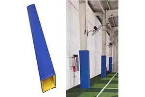 Pole Padding 48 in Tall Pole Wrap Basement Column Cover, 1 in Thick Basketball Pole Pad Foam Protection, Gym Court Cushion Pa