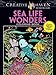 Creative Haven Sea Life Wonders Coloring Book: Amazing Designs on a Dramatic Black Background (Adult Coloring Books: Sea Life)