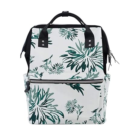 Windeltasche mit Blumenmuster, Chrysanthemen-Motiv, für Mutter, groß