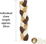 The Regal Mutt Small Braid Chews 1kg Bag - Natural Rawhide Dog Treat view 4