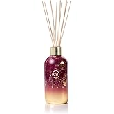 Capri Blue Glimmer Reed Diffuser Set - Includes Diffuser Sticks, Scented Oil, and Decorative Glass Bottle - Home Decor Room Freshener - Capri Blue Home Fragrance - Tinsel & Spice (8 fl oz)