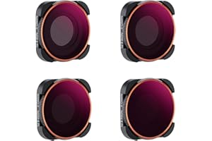 K&F Concept 4-Pack ND/PL Lens Filter ND8/PL ND16/PL ND32/PL ND64/PL Compatible for GoPro Hero12 /Hero11 /Hero10 /Hero 9 Black, ND&CPL 2-in-1 Lens Filter Kit Protector for Go Pro 12/11/10/9 Accessories