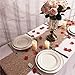 TRLYC 10pcs set 12x72 Inches Rose Gold Sequin Table Runners Wedding Banquet Party Decoration