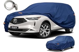 Kaugung Heavy Duty SUV Car Cover Custom Fit Acura MDX (2001-2025), Waterproof All Weather Resistant Outdoor Sun Rain Dust Snow Protection with Anti-Theft Lock.