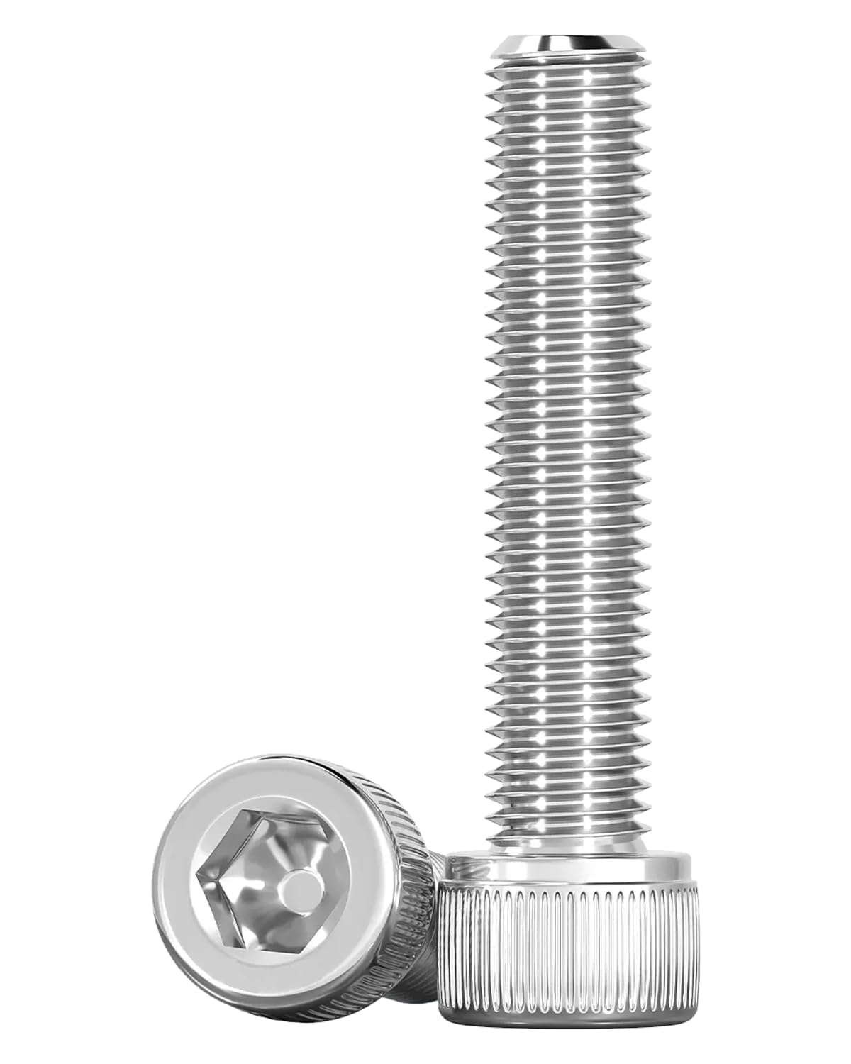 Drenky Socket Head Cap Screws Bolts 304 Stainless Steel Screws M5 X 40mm Socket Screws DIN 912 (ISO 4762) Cylinder Screws with Hexagon Socket, Pack of 20, M5 Fully Threaded Machine Screws