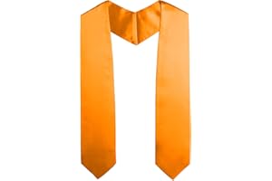 OSBO GradSeason Unisex Adult Plain Graduation Stole for Academic Commencements, 60'' long