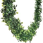 Fun Express - Boxwood Garland 12' for Wedding - Home Decor - Floral - Garlands & Swags - Wedding - VBS Vacation Bible School Supplies/Decor - 1 Piece