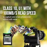 PNY Elite 64GB SDXC Class 10 UHS I U1 100MB/s storage card view 4
