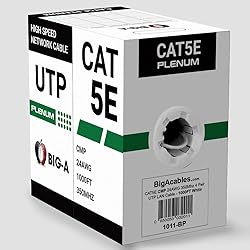 Big-A - 1000ft Cat5e Plenum Ethernet