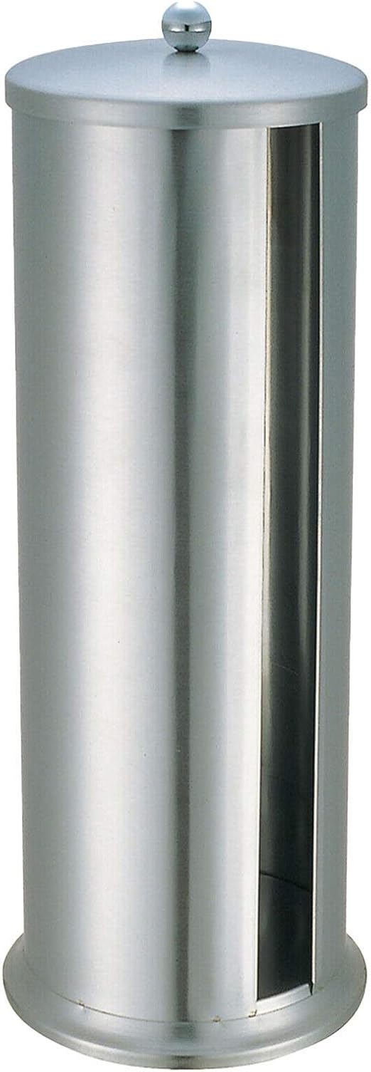 FunkyBuys® Deluxe Heavy Duty Stainless Steel Toilet Roll Holder Caddy