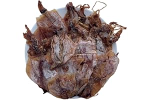SUN DRIED SEAFOODS Dried Native Squid/Native Pusit, Dried Fish, Wild Caught, Chemical Free, 200g