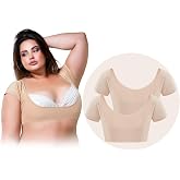 Shyyween 2pcs Underarm Sweat Vest for Women, Plus Size Armpit Sweat Shield | Armpit Shield, Moisture Protection Guard, Washable Reusable Fabric, Soft Breathable Fabric, Ideal for Summer Daily Wear