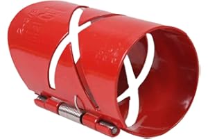 Mercer Industries 730030 Pipe Marking & Cutting Guide 2 3/8" (4 in 1, 16Ga. Epoxy Coated Steel, Reusable)