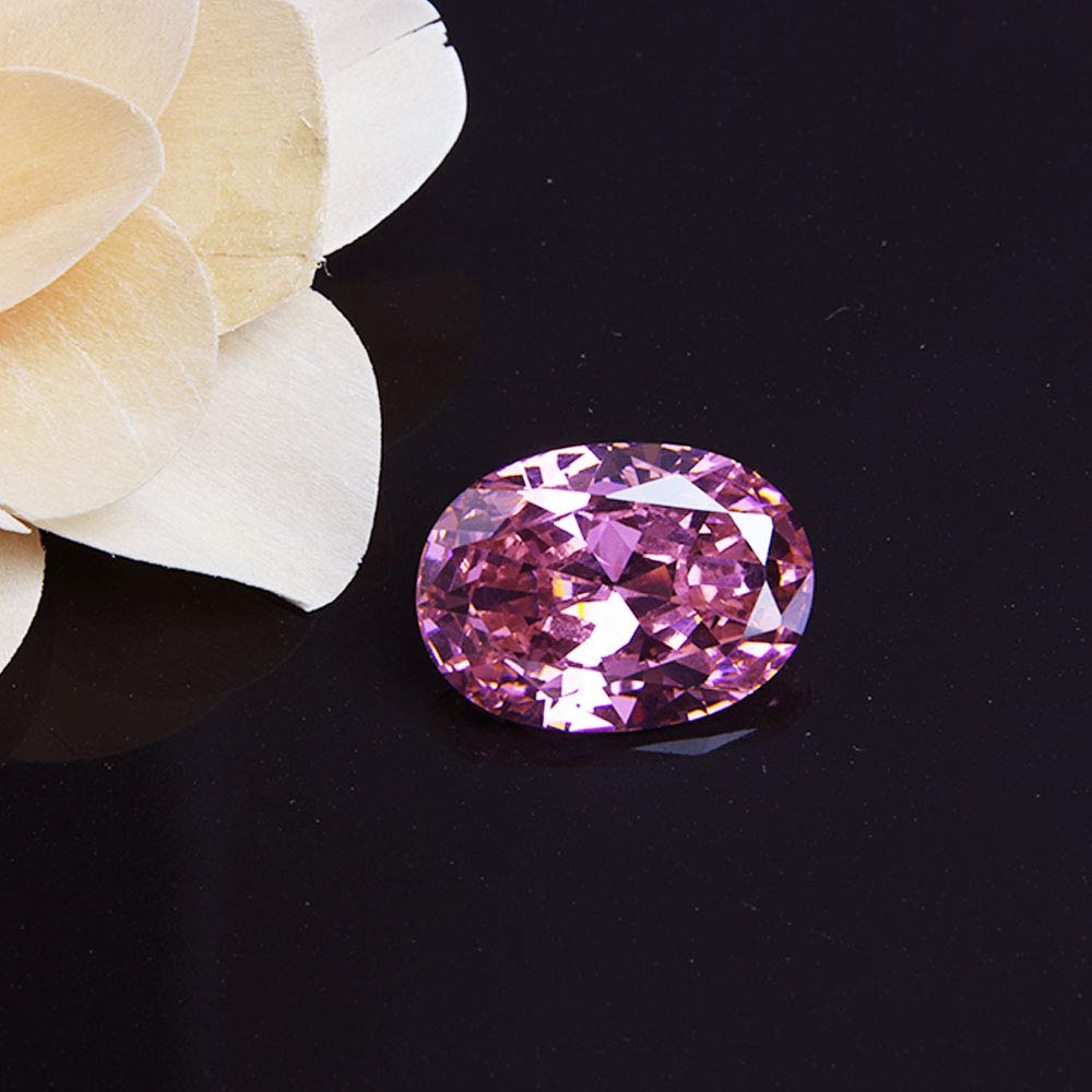 Wixine 1Pcs Huge Unheated Pink Sapphire Oval Cut AAAA Loose Gemstone 18X25mm