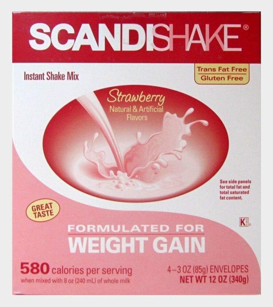 SCANDISHAKE Mix Strawberry Size: 4X85 GM