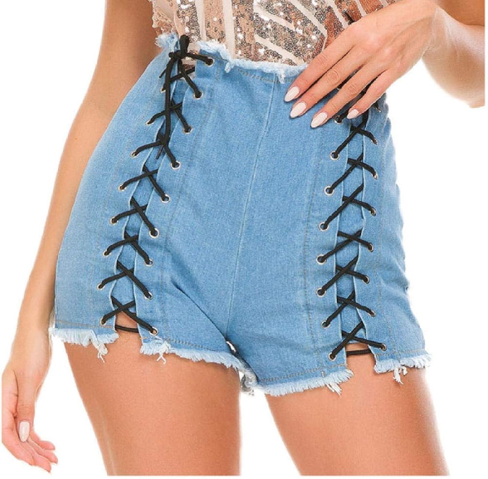 Damen Shorts Mit Hoher Taille - Elastische Sommer-Shorts Für Strand & Sport