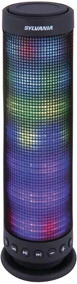 sylvania bluetooth neon light up speaker