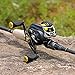YONGZHI Fishing Reels- Medium Gear Ratio (6.3:1)- Low Profile Carbon Fiber Drag 11+1 Ball Bearing- Adjustable Magnetic Brakes System-Baitcasting Reels for Freshwater Saltwater