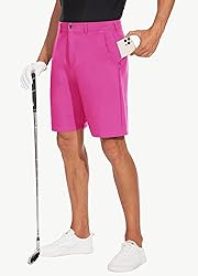 JWM Mens 9" Stretch Golf Shorts - Lightweight