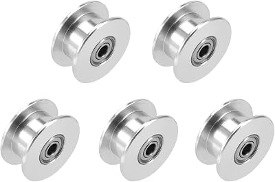 WINSINN GT2 Idler Pulley 20 Toothless 3mm Bore 6mm Width Aluminum 5pcs 3D