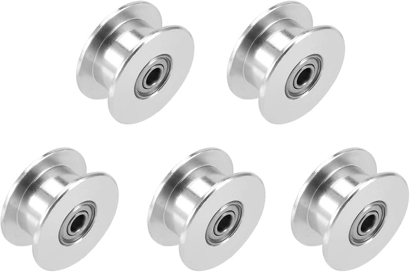 WINSINN GT2 Idler Pulley 20 Toothless 3mm Bore 6mm Width Aluminum 5pcs 3D