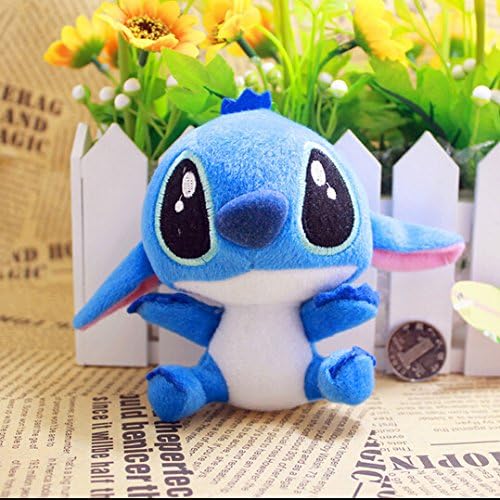 1pcs 12cm Super Cute Lilo and Stitch Plush Doll Toys, Lovely Stitch Toys keychain pendant, Plush Animals Christmas gifts