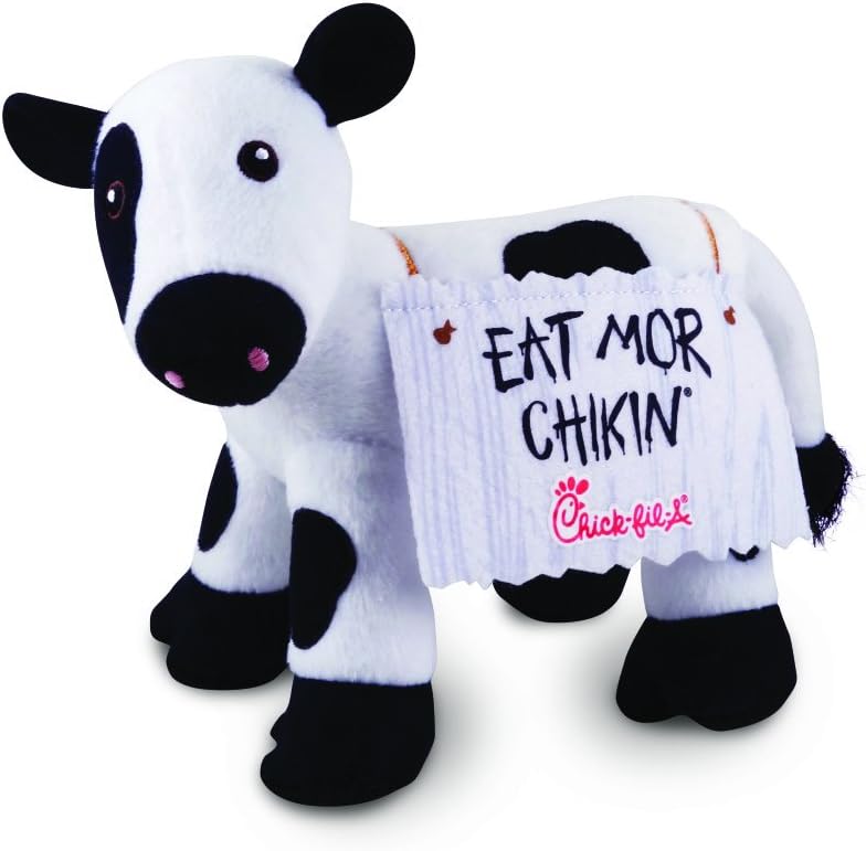 Chick Fil A Eat Mor Chikin Plush 6 Inches Long