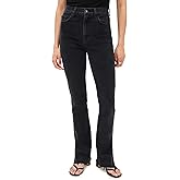 Favorite Daughter Women's Valentina Super High Rise Tower Jeans with Slit Hem