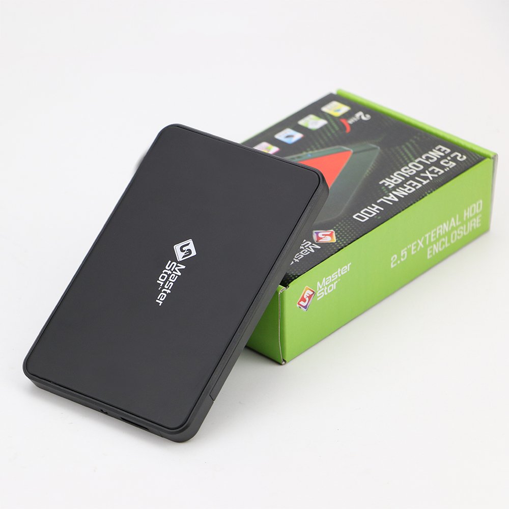 MasterStor 80 GB Portable Hard Drive USB 3.0 Super-Fast Hard Drive for Mac, Mac Book and Windows External Hard Disk Drive Laptop Black