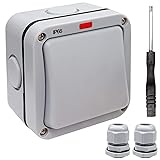 Taiss Outdoor Switch IP66 Waterproof Switch with