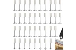 HFWHOK Manual Steel Nails Gun Tool with 110 Round Nails, Concrete Nail Gun Rivet Tool Portable Manual Silencing Wall Nail Gun for Cement Wall, Household, Metalworking (400 Round Nails)