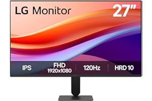 LG Full HD Monitor (27U411A) - 27" Full HD (1920x1080) Display, 120Hz Refresh Rate, sRGB 99% (Typ.), Reader Mode & Flicker Sa