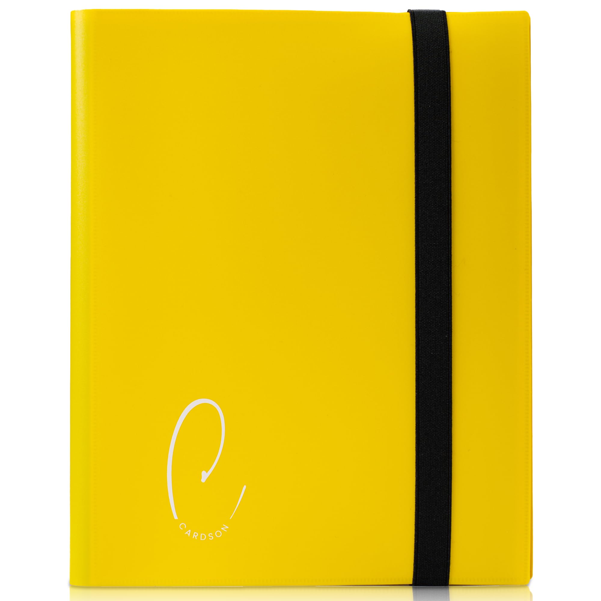 CARDSON Trading Card Binder 9 Pockets - 30 Pages Holding 540 Cards - Side Loading Card Book - Anime Card Binder (Red) (Yellow) โ image 1