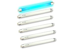 F6T5/BL Replacement Black Blue Fluorescent Bulb Light, 6 Watt Compatible with 32050 Dy-natrap DT2000XL, DT3012, DT2000XLP (6 
