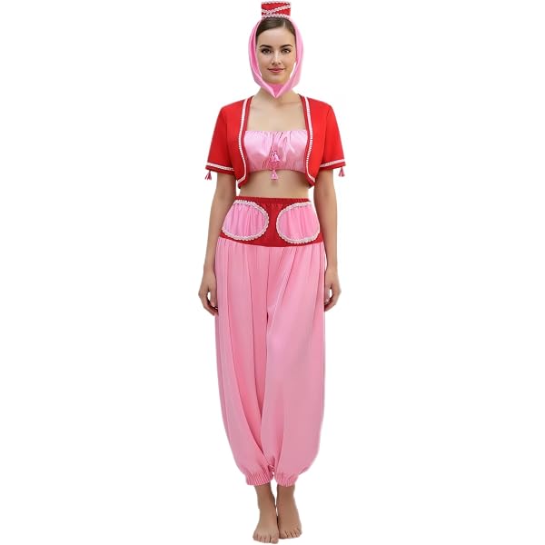women's light pink arabian genie dress Amazon.com: Vmyainrt I Dream of Jeannie Costume for Women Red Genie Arabian  Set and Wig Accessories Halloween Party Outfit (Pink-Jeannie Bottle Set,  X-Small) : Clothing, Shoes & Jewelry