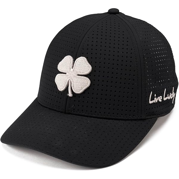 Black Clover NEW Live Lucky Welcome Navy Snapback Golf Hat