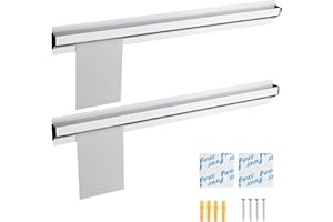 CJGYZ Ticket Holder for Restaurant, 16/18/24/28/30" Ticket Check Rack Restaurant Order Receipt Holder Ticket Rail Display Slide Ticket Rack for Commercial Kitchen Cafes Pubs Bars 2 Pcs (24 Inch)