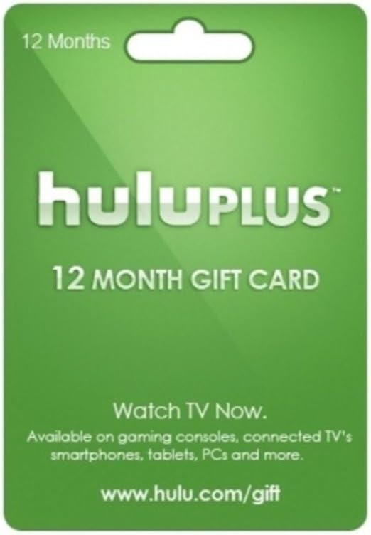 Amazon Com Hulu Plus 12 Month Subscription Code