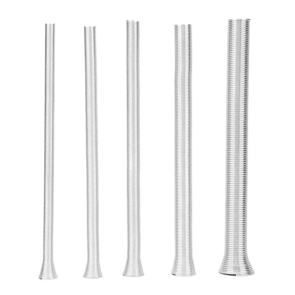 5Pcs 21CM Pipe Bender Super Elastic Steel Spring Tube Bender Mini Pipe Bender PVC Essential Electrical Wire Bending Pipe Tool Pipe Bender Spring 15mm
