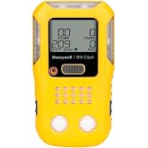 BW Technologies BWC4-Y-N Clip4, 4-gas (Combustible, O2, LEL, H2S, CO) - 2-Year Detector, Mixture of Lexan, TPE and Plastic, Yellow, 4.7" X 2.7" X 1.3"